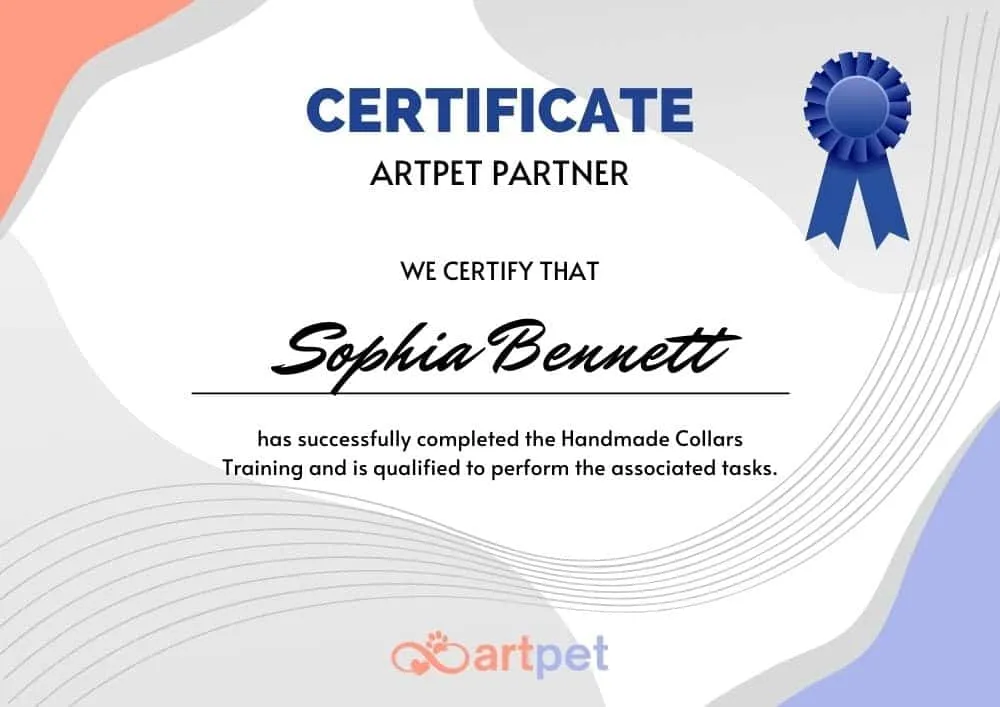 ArtPet Partner Certificate